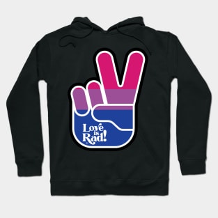 Love is Rad! | Peace Sign Hoodie